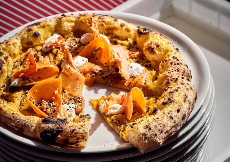 La Assoluto di zucca, che è piaciuta così tanto a Leonardo D'Ingeo. Ma Pepe prepone "assoluti" tutto l'anno, c'è quello di funghi, ora quello di zucchine...