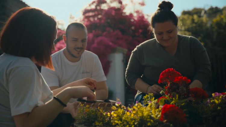 Caterina Ceraudo e i fiori