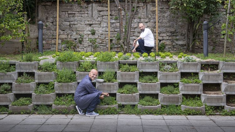 Davide e Simone Maci, il primo sopra, il secondo s