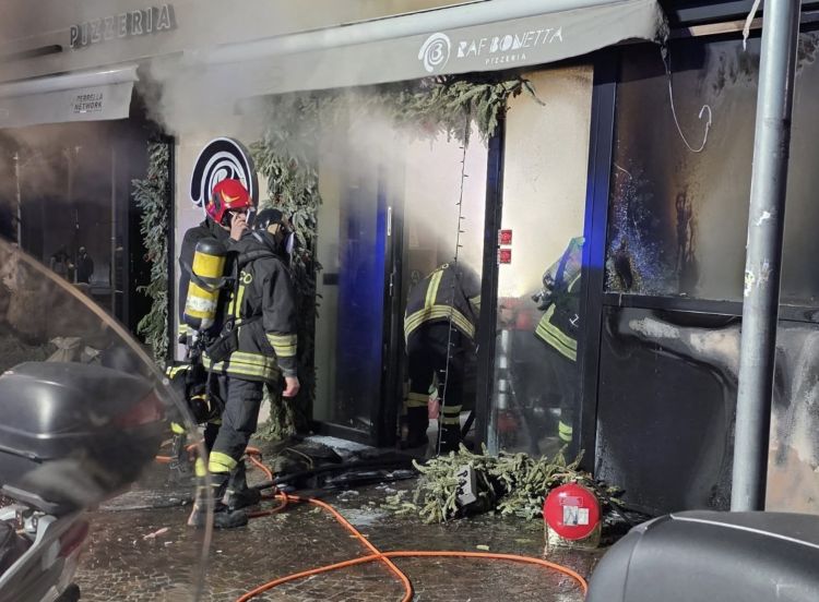 Un'immagine della pizzeria Raf Bonetta di Napo