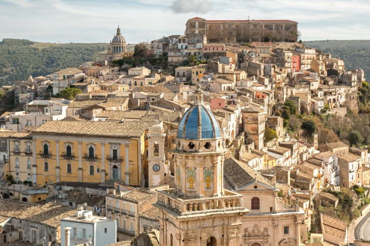 Una panoramica di Ragusa: è il luogo in Italia do