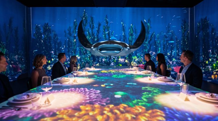 Aqua, il primo format di immersive experience che ha debuttato il 21 ottobre 2026 a Reply House di Torino
