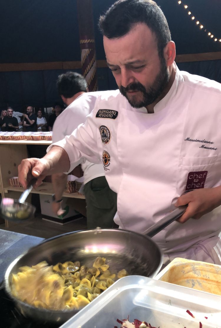 Massimiliano Mussoni, chef de La Sangiovesa, a Santarcangelo di Romagna
