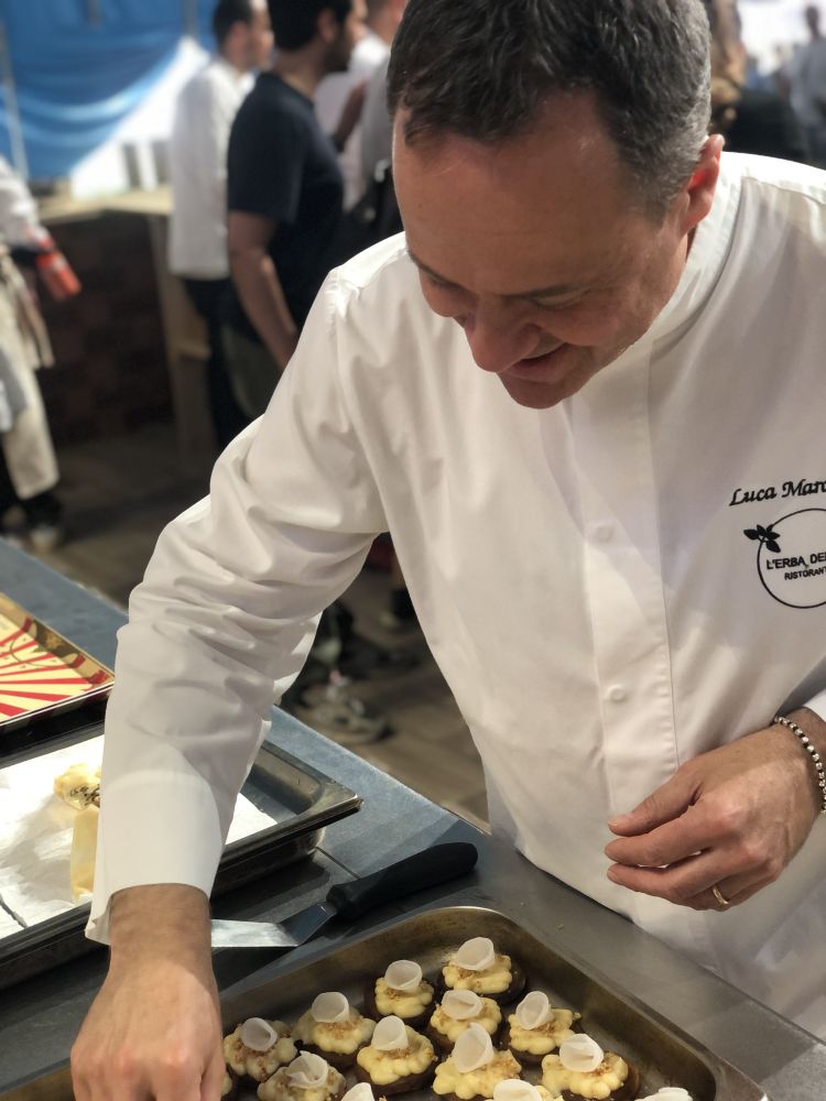 Lo chef Luca Marchini del ristorante L'Erba del Re a Modena
