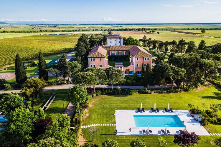 In resort L'Andana in Maremma di proprietà della famiglia Moretti
