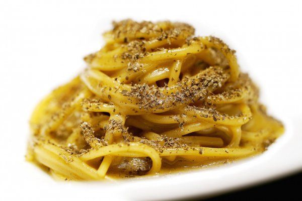 Spaghettini carota, cipolla e olio nuovo di Aless