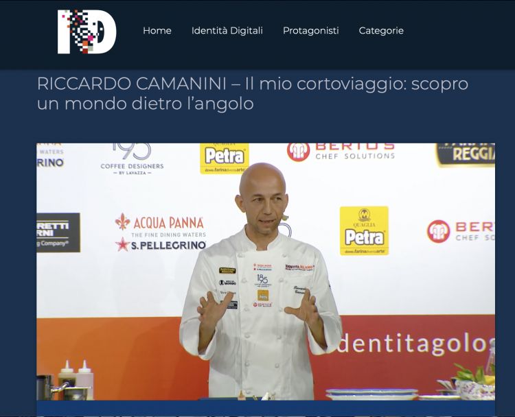 Il video dell'intervento dello chef Riccardo Camanini del ristorante Lido 84, Gardone Riviera (Brescia)
