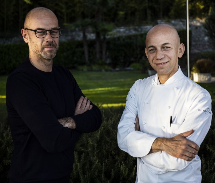 Giancarlo e Riccardo Camanini, maître e chef del ristorante (foto Lido Vannucchi)
