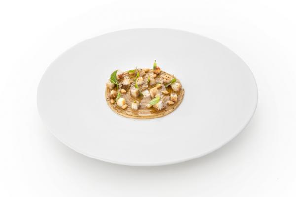 Spaghetto menta e anguilla di Stefano Sforza, chef