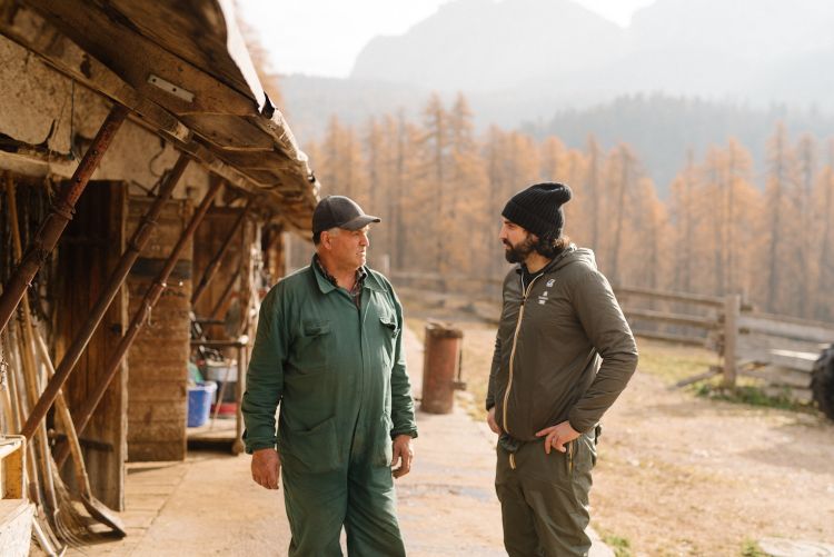 Riccardo Gaspari con papà Flavio
