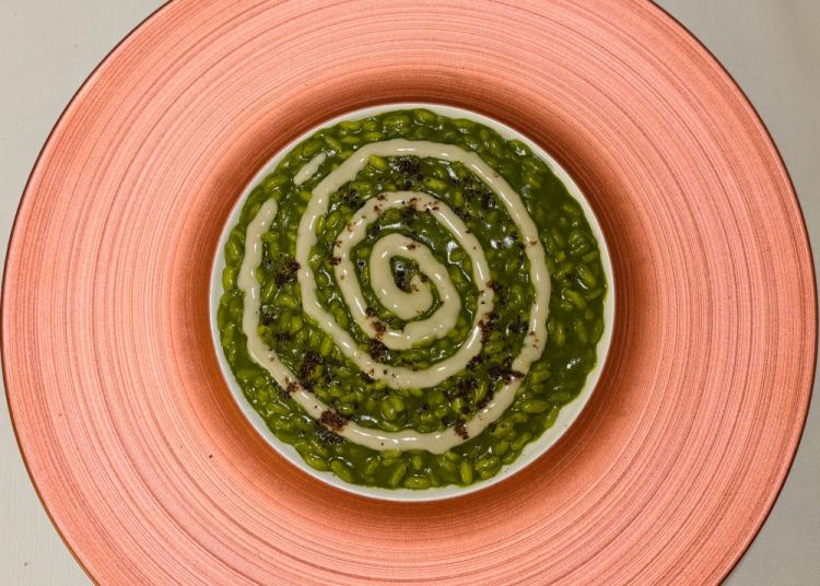 Riso, cime di rapa, alici e limone
