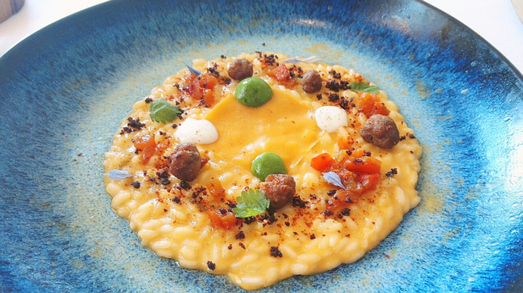 Risotto al peperone scoppiato