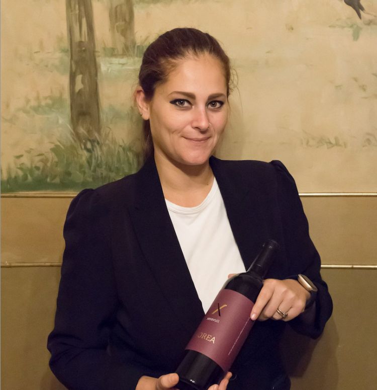 La maître e sommelier Erika Sparacello del ristorante Secondo Tempo, a Termini Imerese, Palermo
