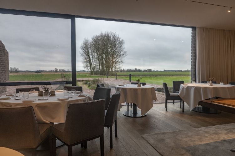 The dining room
