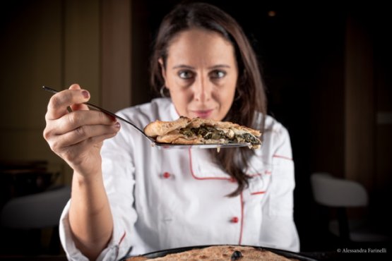 Roberta Esposito, artigiana pizzaiola de La Contr