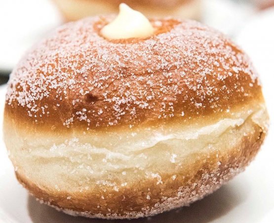The Cream Doughnut by Niko Romito, the last dish in the Dine Around dinner on Friday 6th October at Eataly Flatiron
