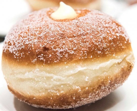 La Bomba alla Crema di Niko Romito, ultimo piatto della cena Dine Around venerdì 6 ottobre a Eataly Flatiron
