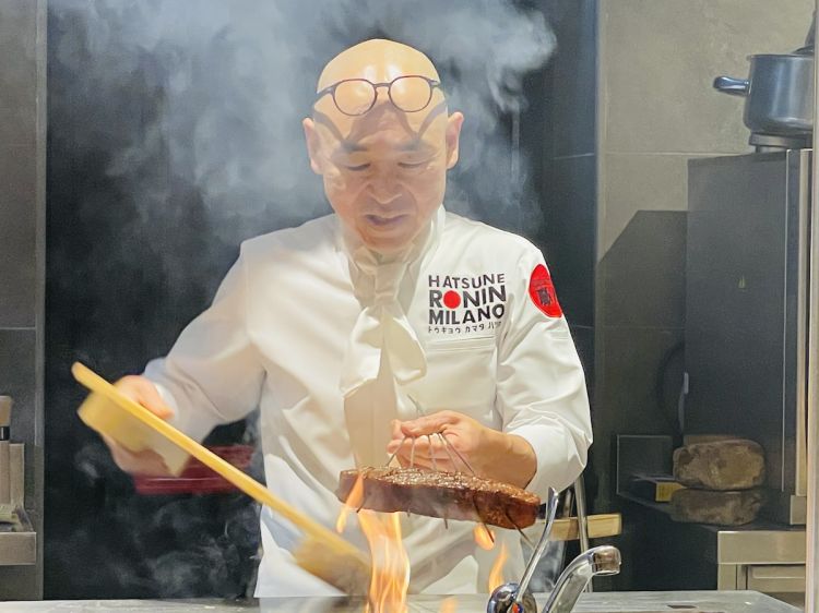 Katsu Nakaji at the omakase at House of Ronin in