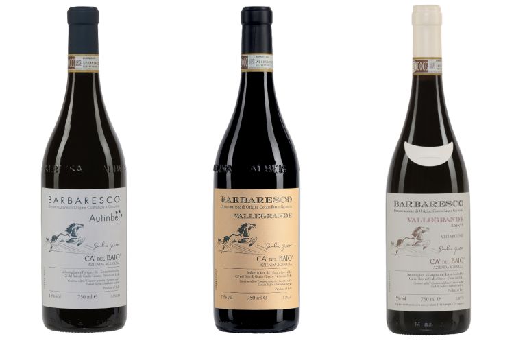 I Barbaresco: Autinbej 2023, Vallegrande 2023 e Vallegrande Riserva Viti Vecchie 2020
