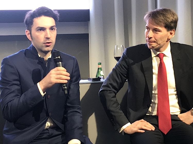 Martino Ruggieri e Walter Rolfo alla presentazione italiana del Bocuse 2019