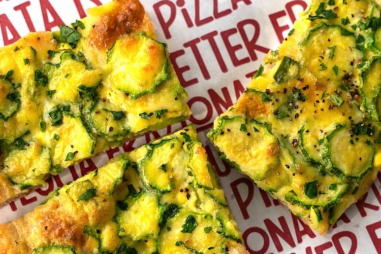 Una pizza di Ruver Teglia Frazionata
