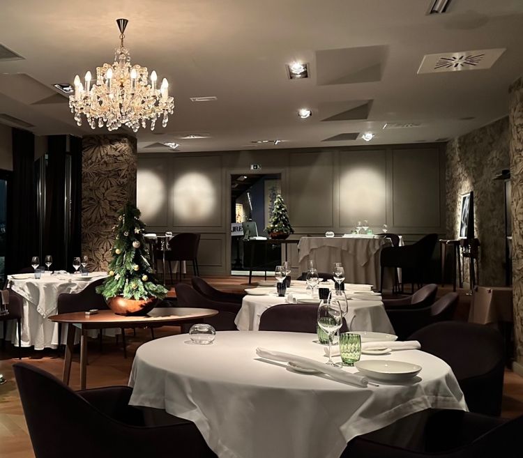 La sala del ristorante
