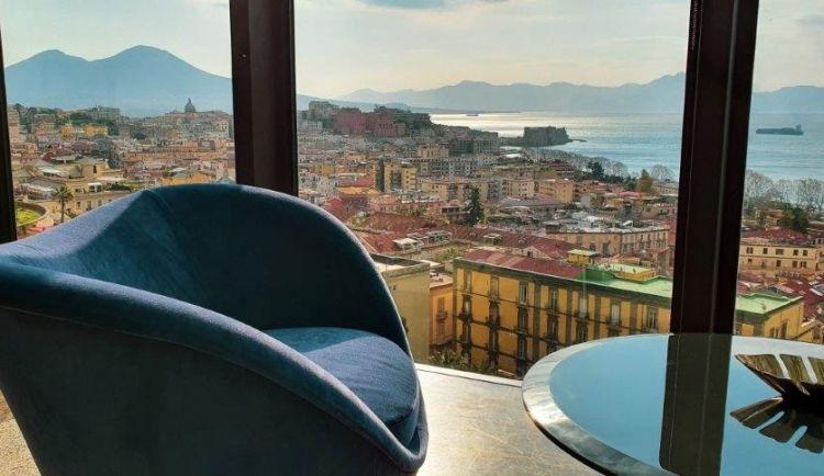 La vista dalla sala del Niq Bar and Restaurant