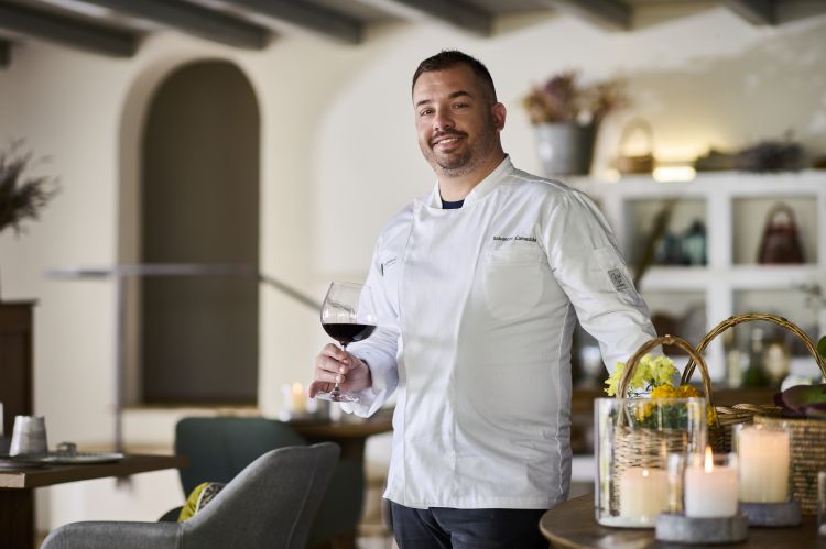 Salvatore Camedda, chef sardo originario di Cabras, a capo del ristorante Ulìa
