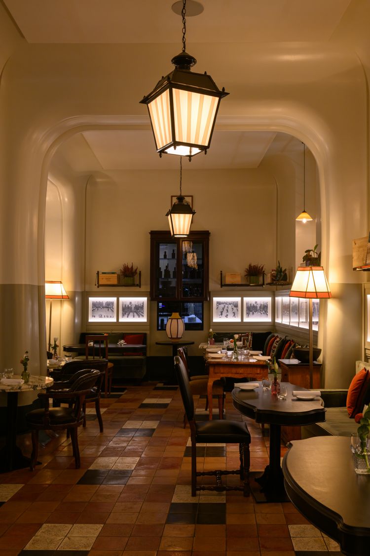 Gli interni del ristorante San Baylon