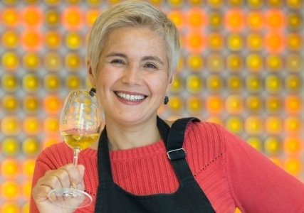 Sandrine Garbay, for twenty years now the oenologist at Yquem 