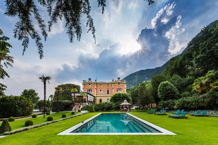 Il bellissimo giardino di Villa Feltrinelli
