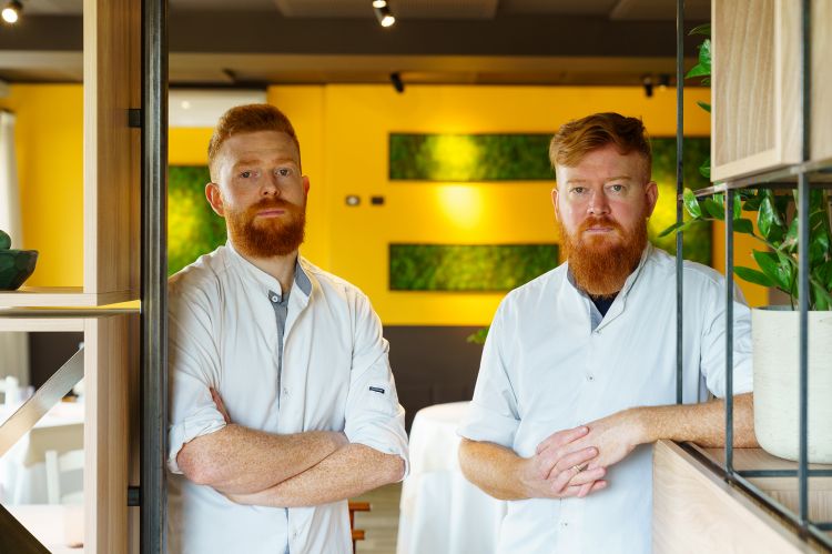 Gli chef Alex e Vittorio Manzoni