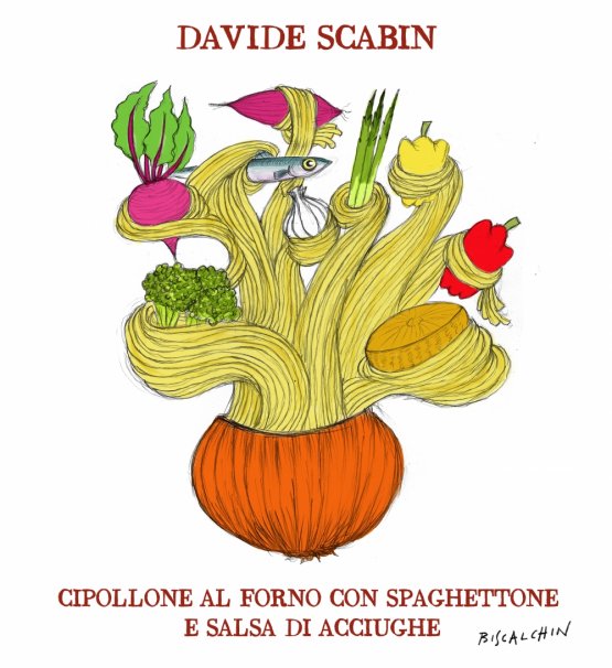 Gianluca Biscalchin illustra il Cipollone al forno