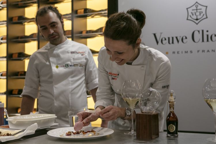 L'audace gelato realizzato dalla giovane chef
