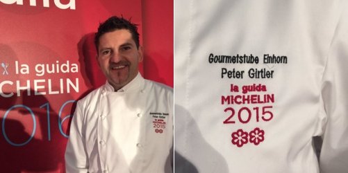 Peter Girtler, chef del ristorante Gourmetstube Einhorn dell'hotel Stafler di Vipiteno in Alto Adige, 2 stelle Michelin nuove di zecca
