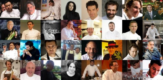 Alcuni degli chef relatori al congresso