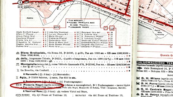 Anno 1962: alla pizzeria Negri di Pontecagnano vie