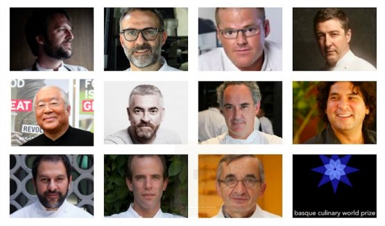 The chefs in the jury of the Basque Culinary World