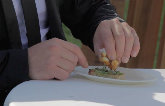 Un frame dal video originale Ail Glacè del Mugaritz (vedi qui)
