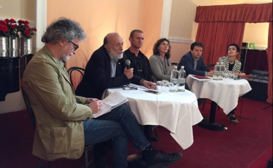 Carlo Petrini, fondatore di Slow Food (nella fot