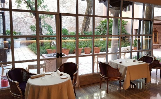 Uno scorcio del Glam, il ristorante del Palazzo Ve