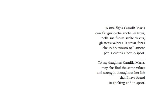 The author’s dedication to his daughter
