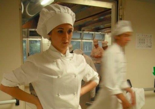 Jessica versione pre-Noma, a 18 anni all'Istituto Alberghiero di Loreto
