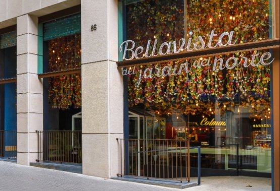 The entrance to restaurant Bellavista del Jardín 