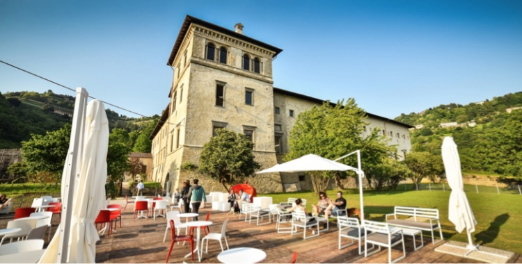 Il monastero di Astino, appena fuori Bergamo
