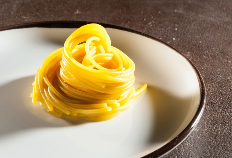 Spaghettini allo zafferano di Cristian Torsiello
