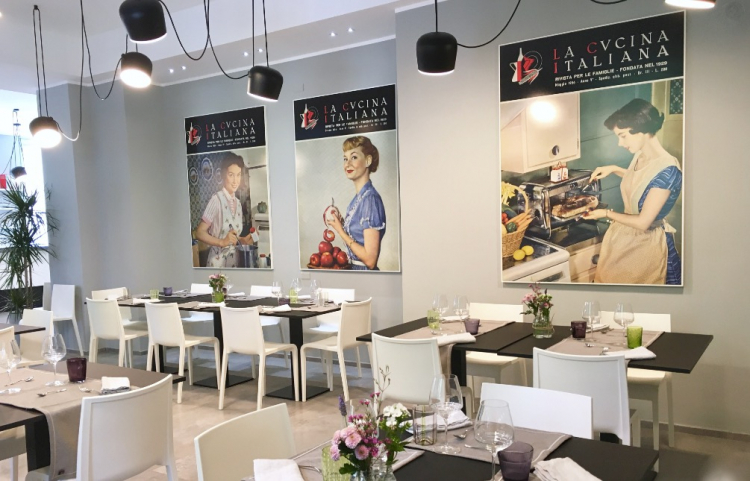 I nuovi locali di La Scuola de La Cucina Italiana, in piazza Cadorna a Milano