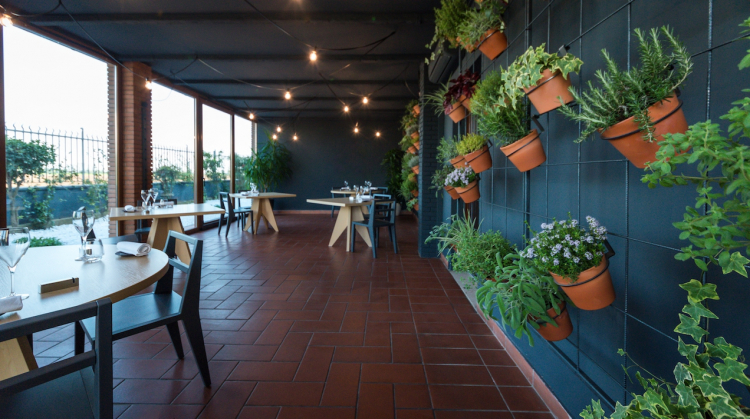 La veranda estiva del locale