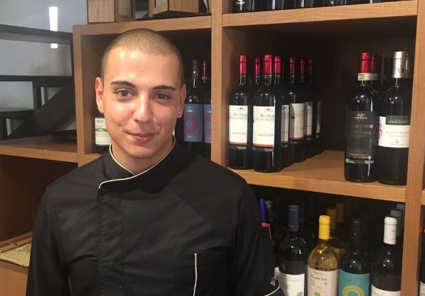 Lo chef Alessio Marchese 
