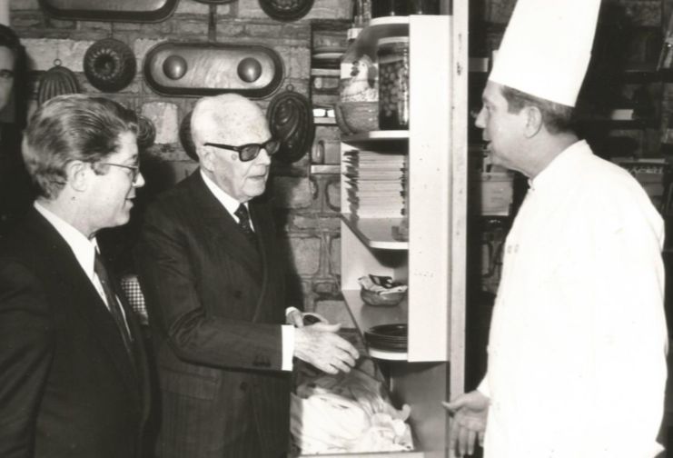 Con Sandro Pertini
